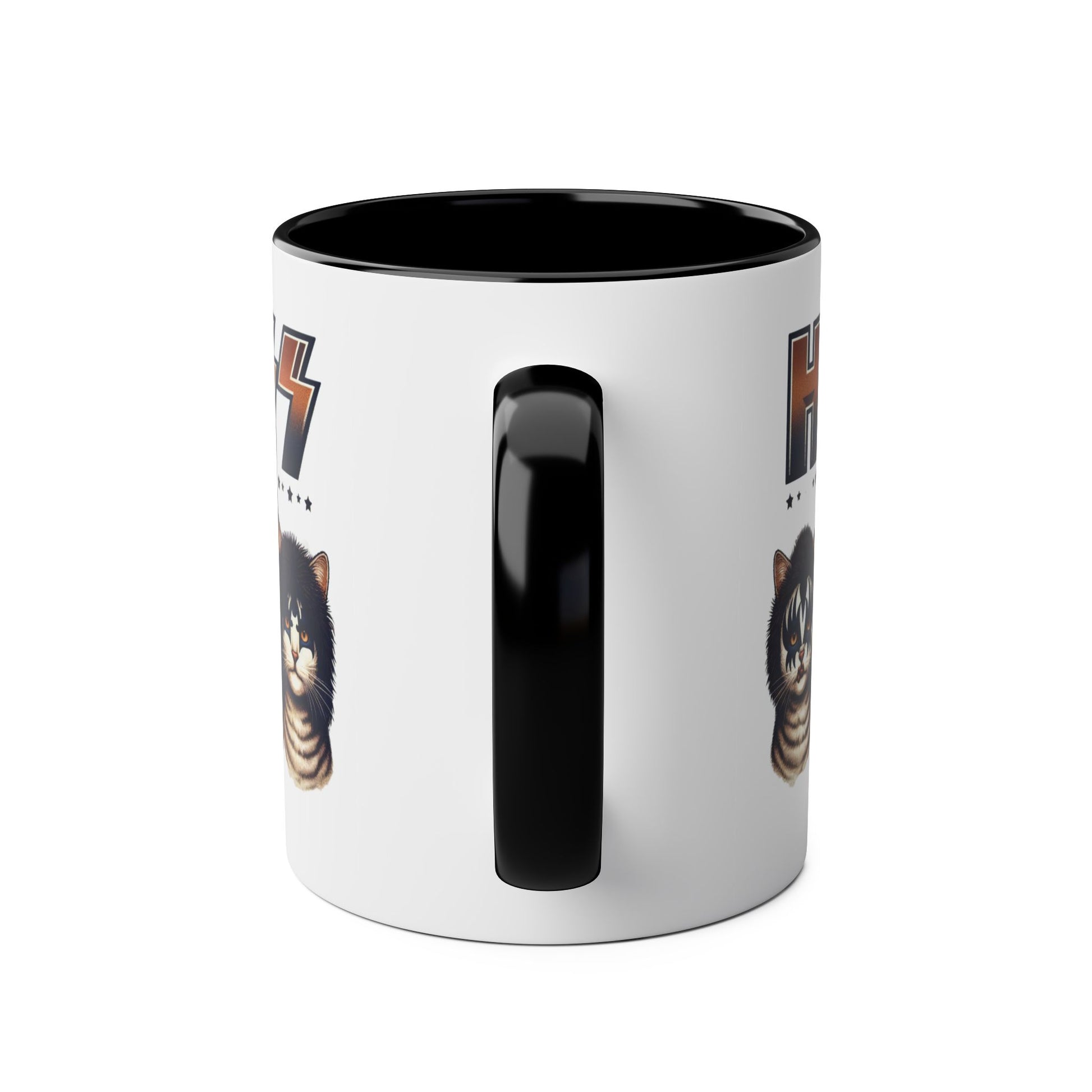 Handle Personalised Hiss Rock Band Cats Mug