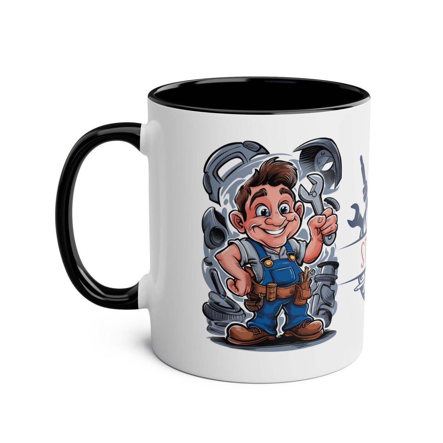 Left Personalised Job Mug Mechanic Funny Mug