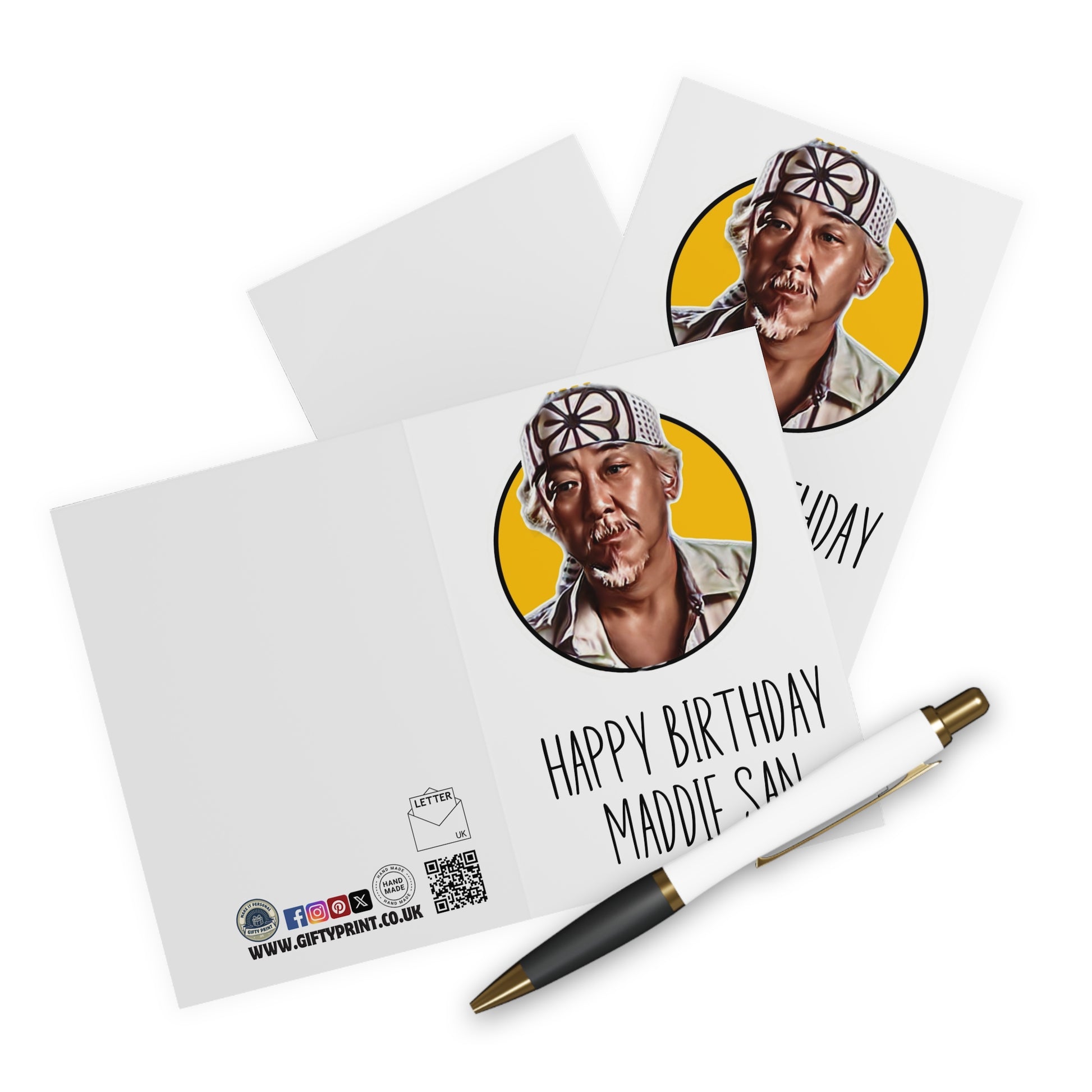 Context Personalised Karate Kid Mr Miyagi Birthday Card