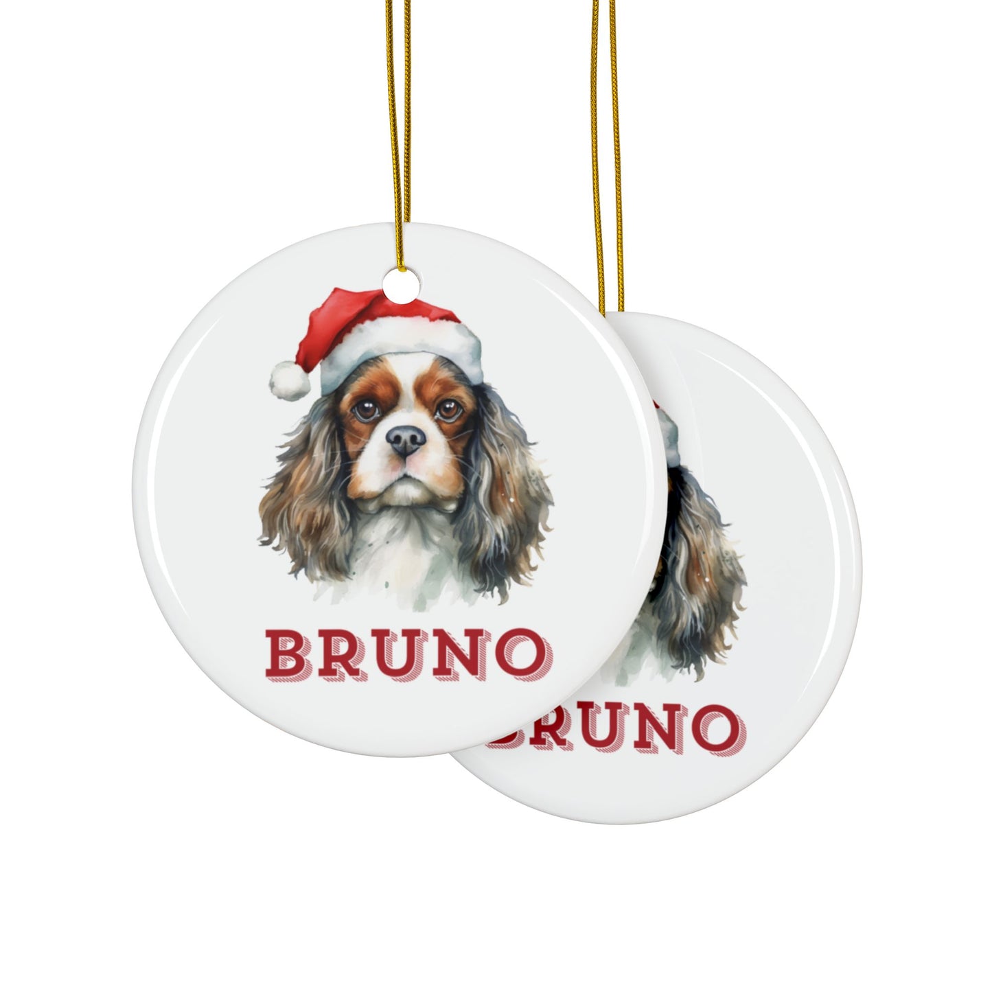 Context Personalised King Charles Sap Christmas Tree Bauble