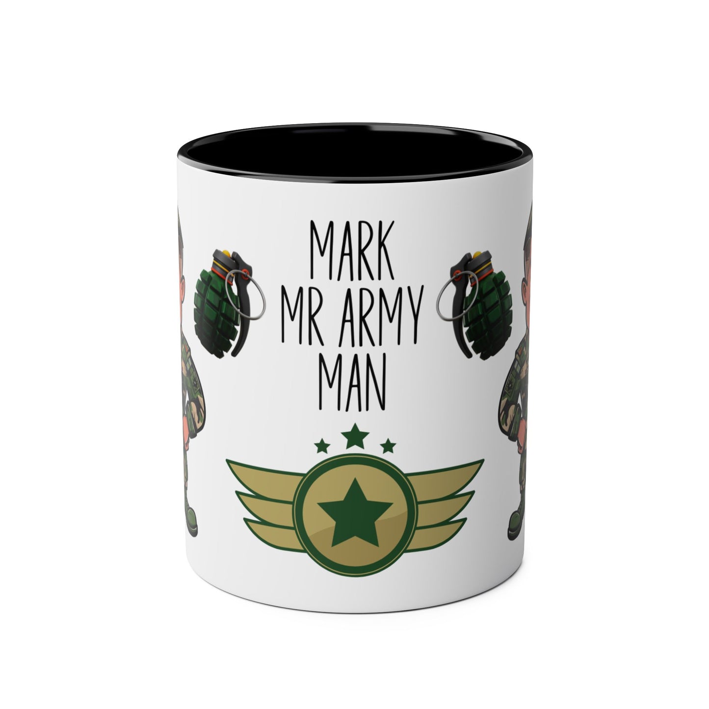 Front Personalised Profession Job Mug Mr Army Man Mug