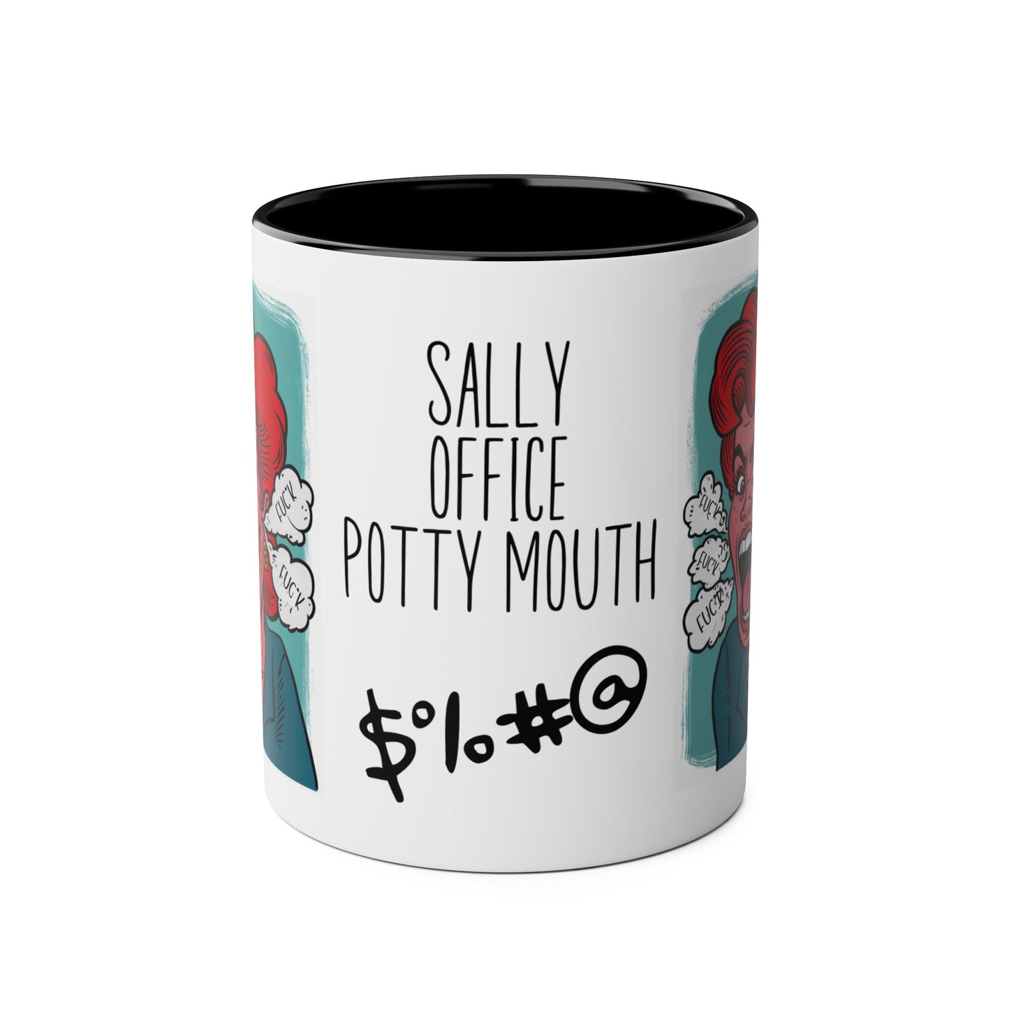 Front Personalised Profession Job Mug Office Potty Mouth