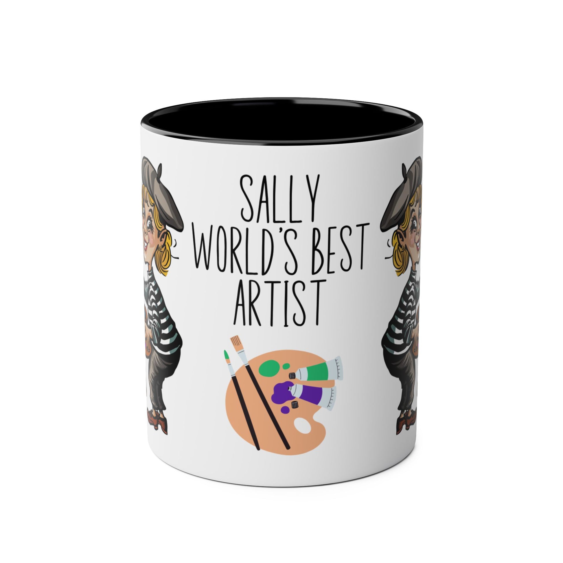 Front Personalised Profession Job Mug World's Best Artist