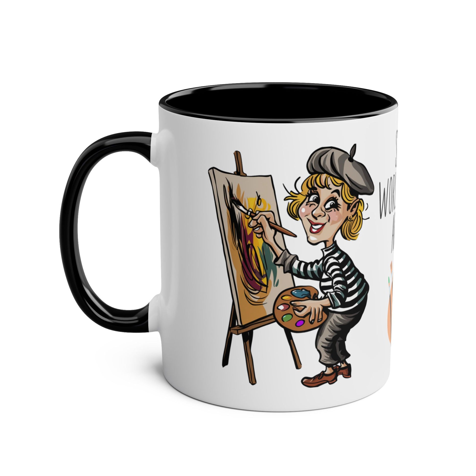 Left Personalised Profession Job Mug World's Best Artist