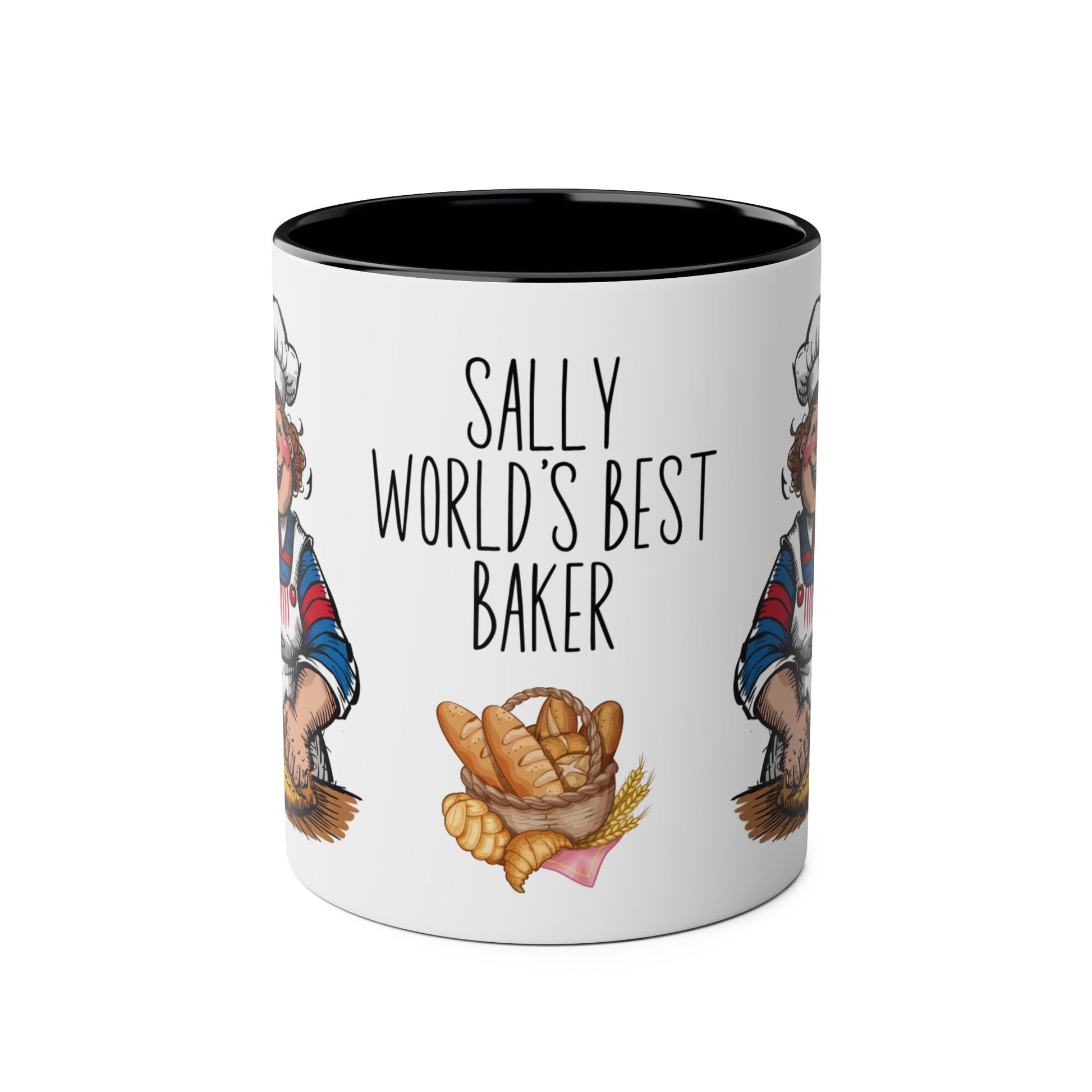 Front Personalised Profession Job Mug World's Best Baker