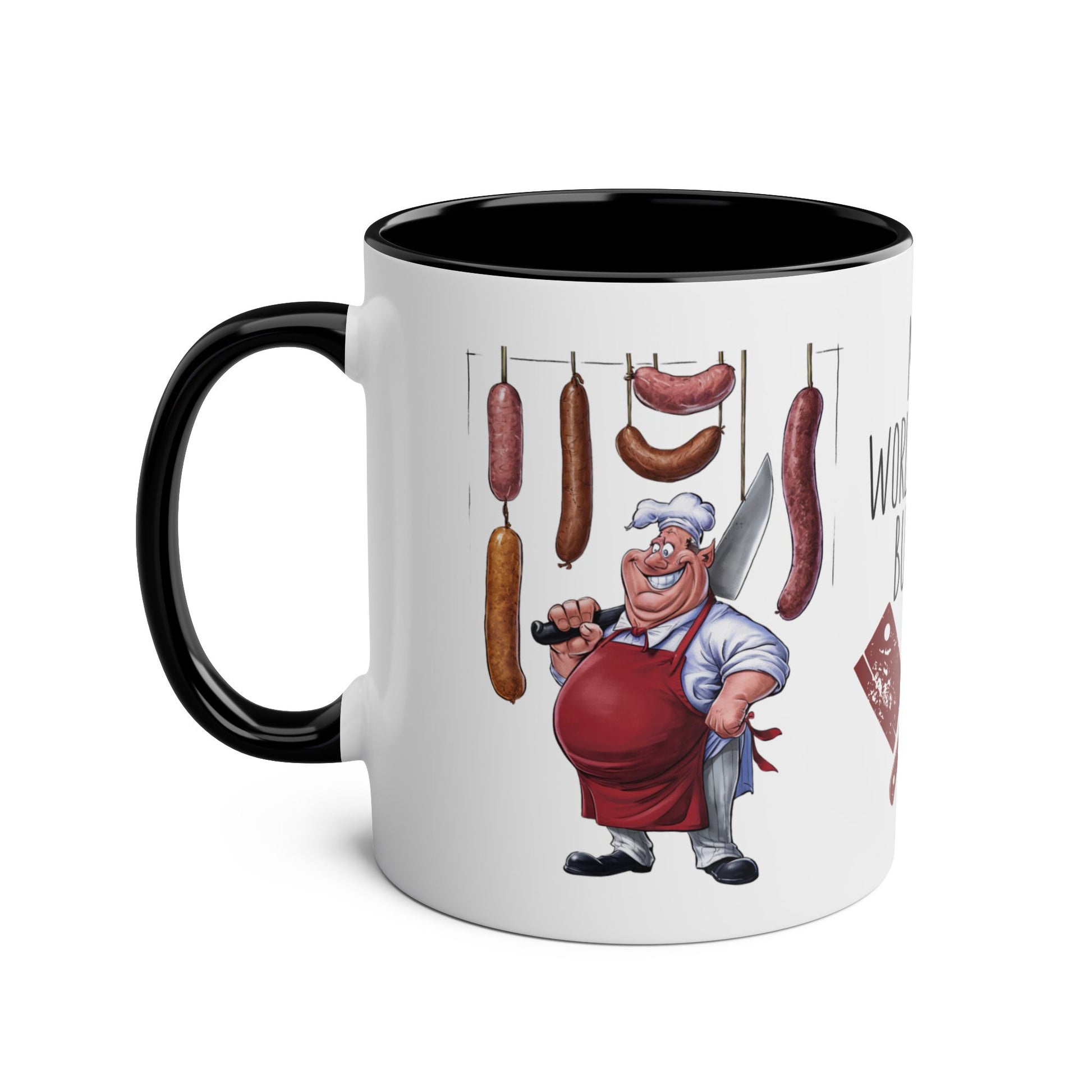 Left Personalised Profession Job Mug World's Best Butcher