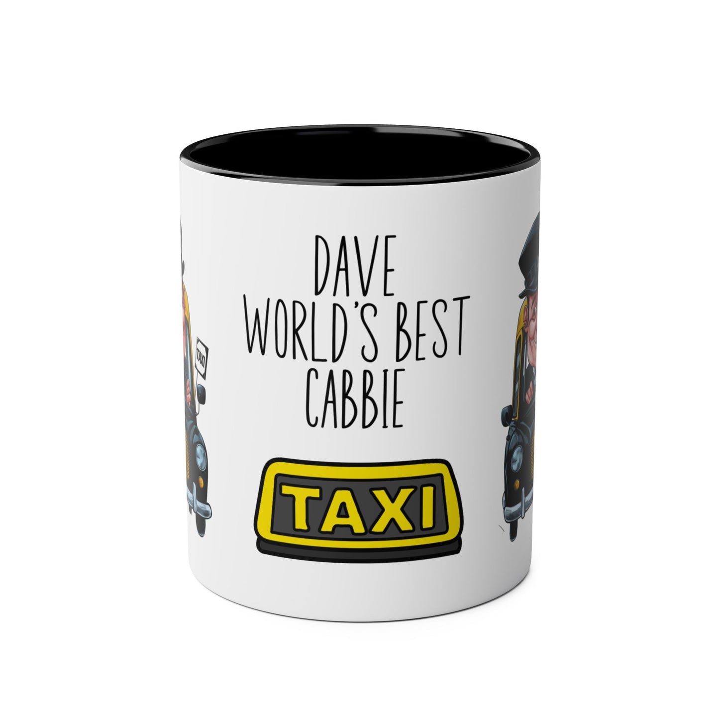 Front Personalised Profession Job Mug World's Best Cabbie Driver