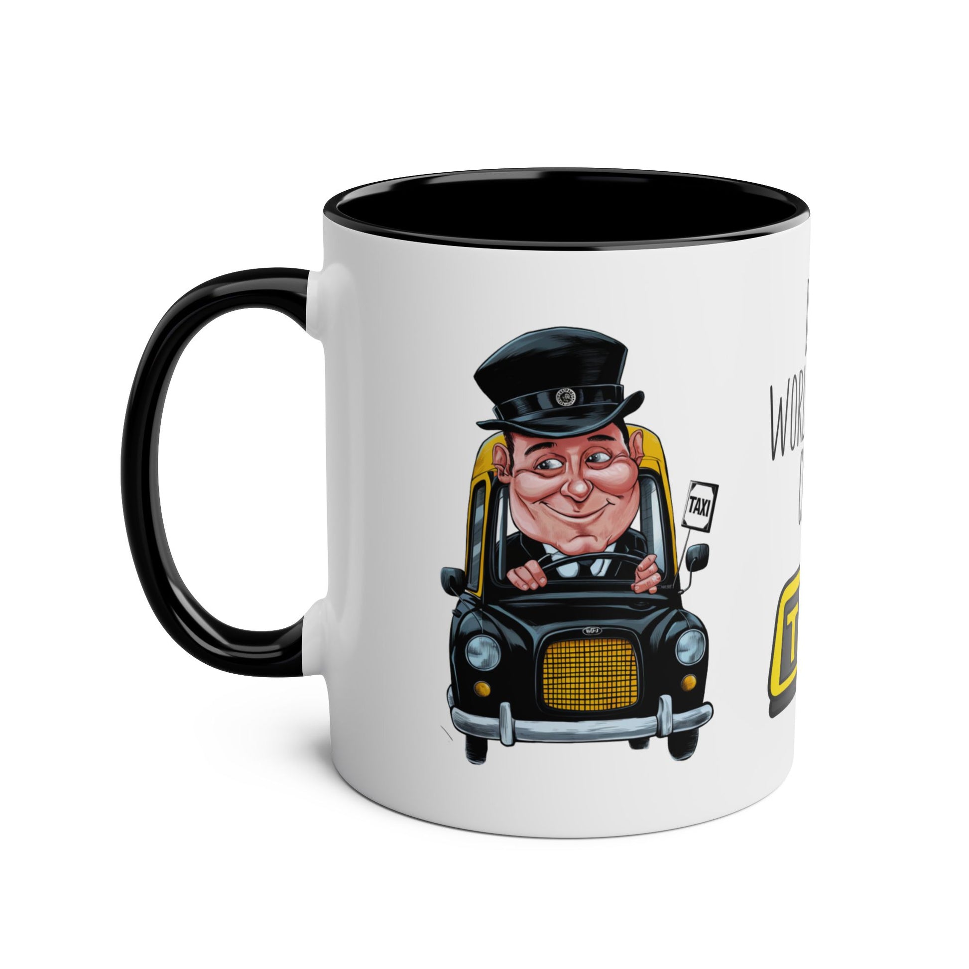 Left Personalised Profession Job Mug World's Best Cabbie Driver