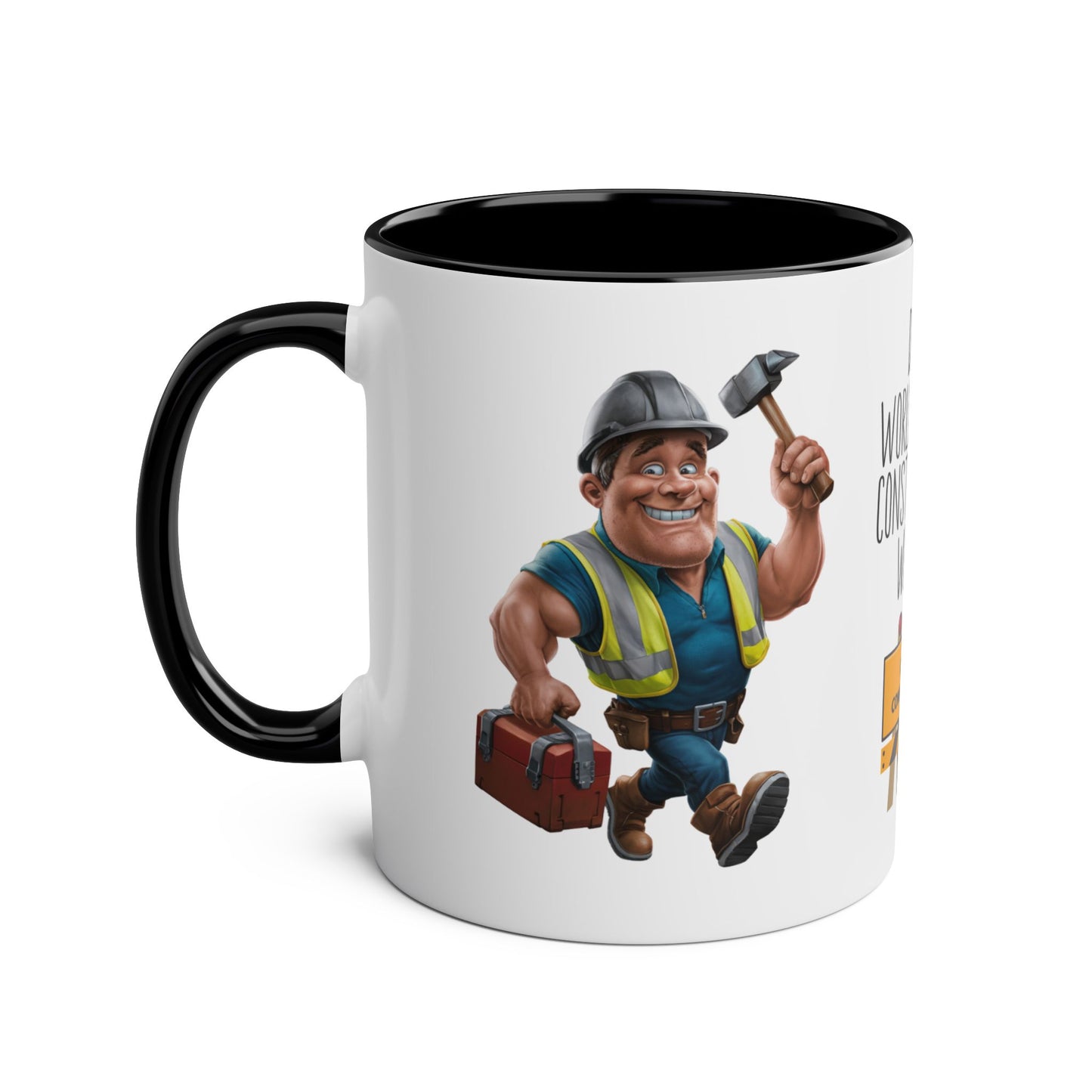 Left Personalised Profession Job Mug World's Best Construction Worker