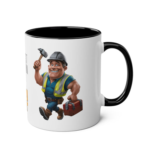 RIght Personalised Profession Job Mug World's Best Construction Worker