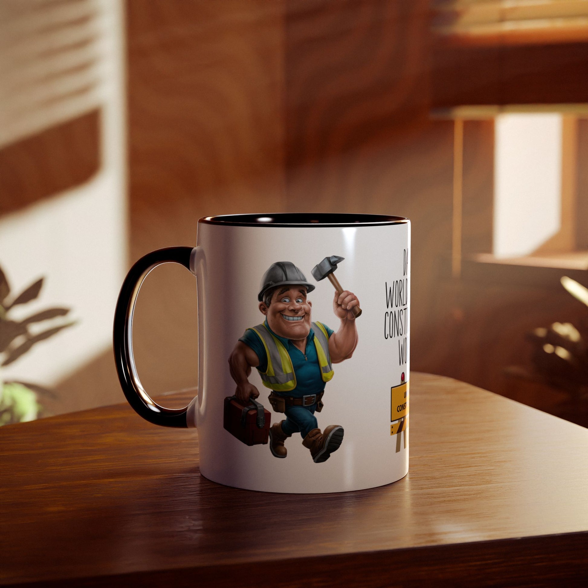 Context Personalised Profession Job Mug World's Best Construction Worker