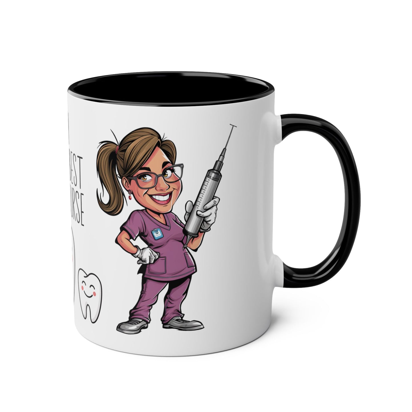 Right Personalised Profession Job Mug World's Best Dental Nurse