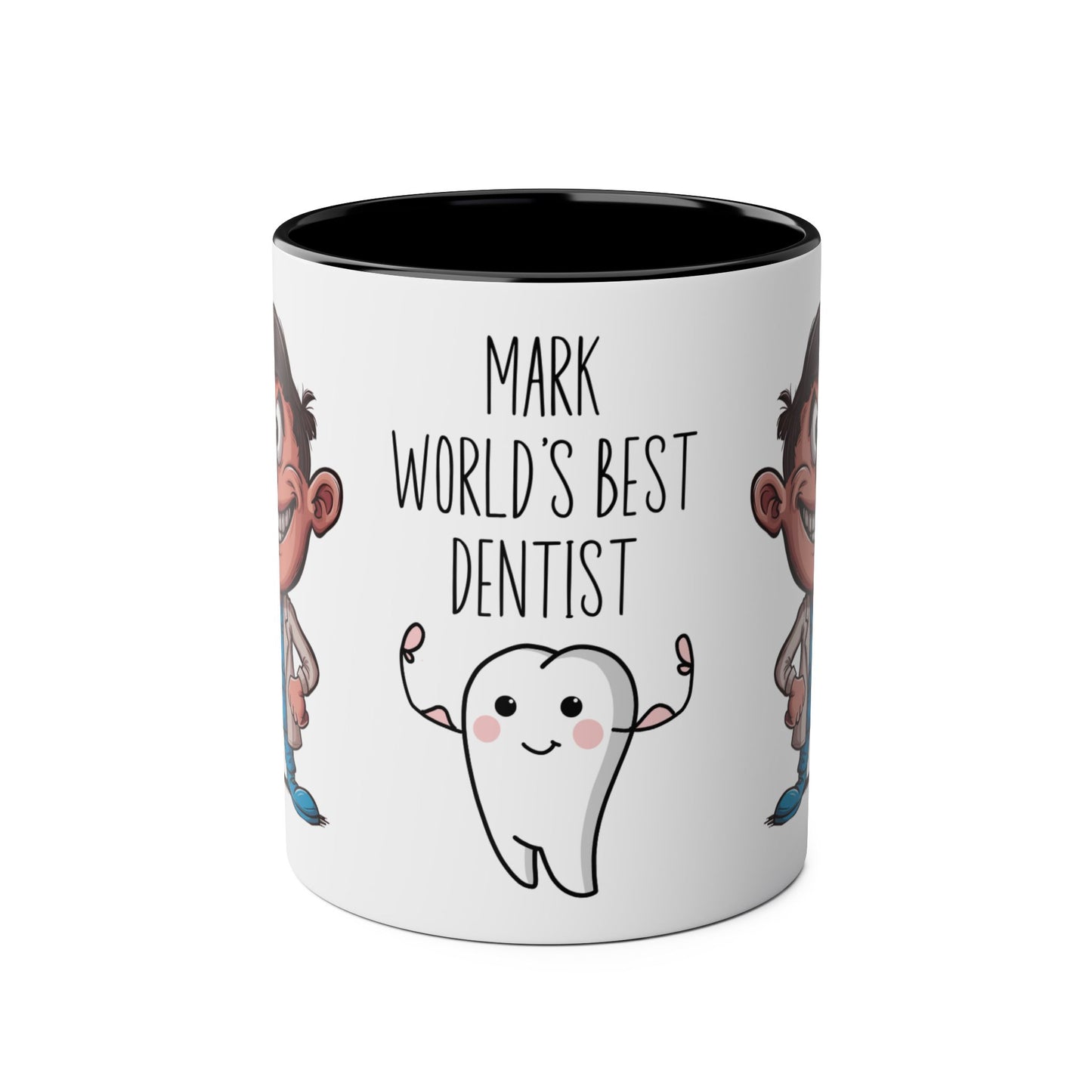 Front Personalised Profession Job Mug World's Best Dentist