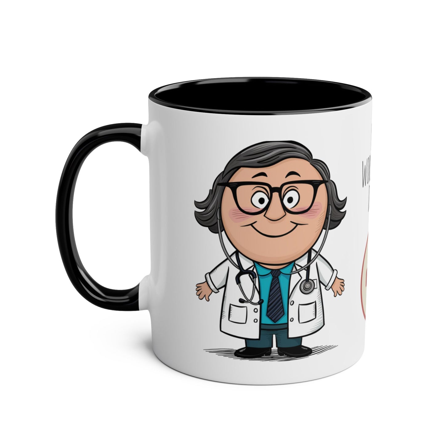 Left Personalised Profession Job Mug World's Best GP Doctor