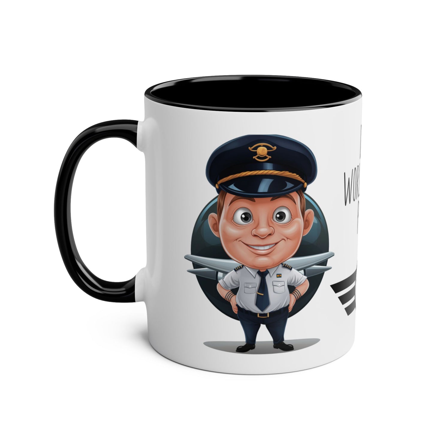 Left Personalised Profession Job Mug World's Best Pilot