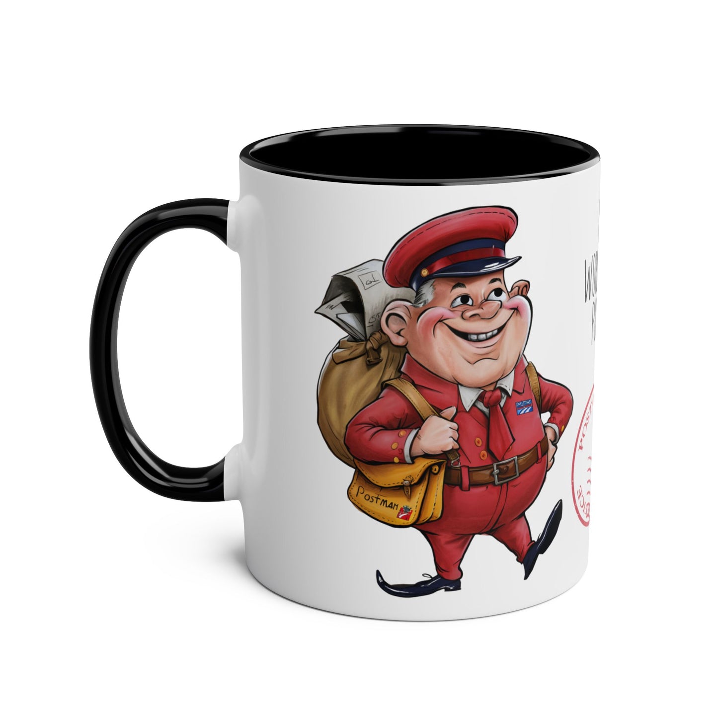 Left Personalised Profession Job Mug World's Best Postman Postie