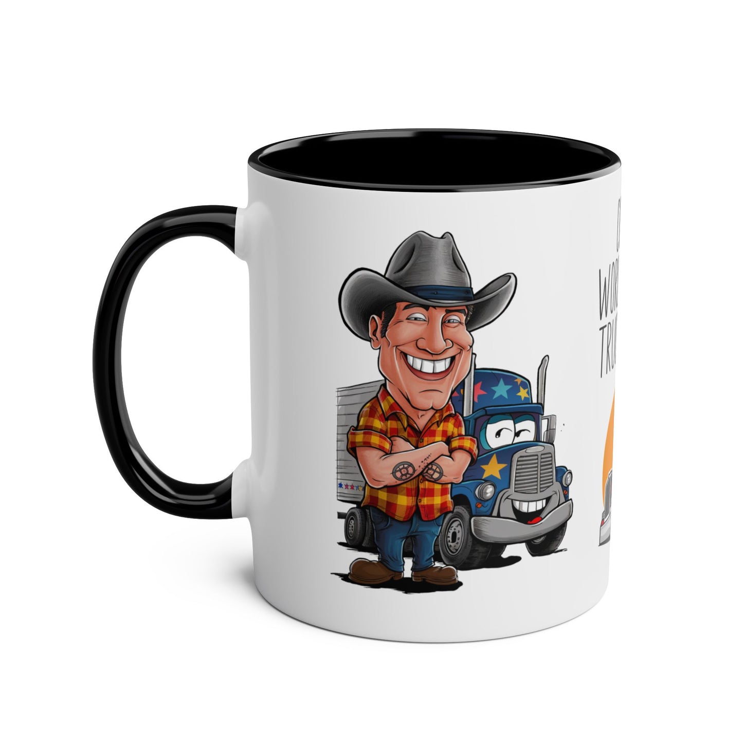 Left Personalised Profession Job Mug World's Best Truck Driver