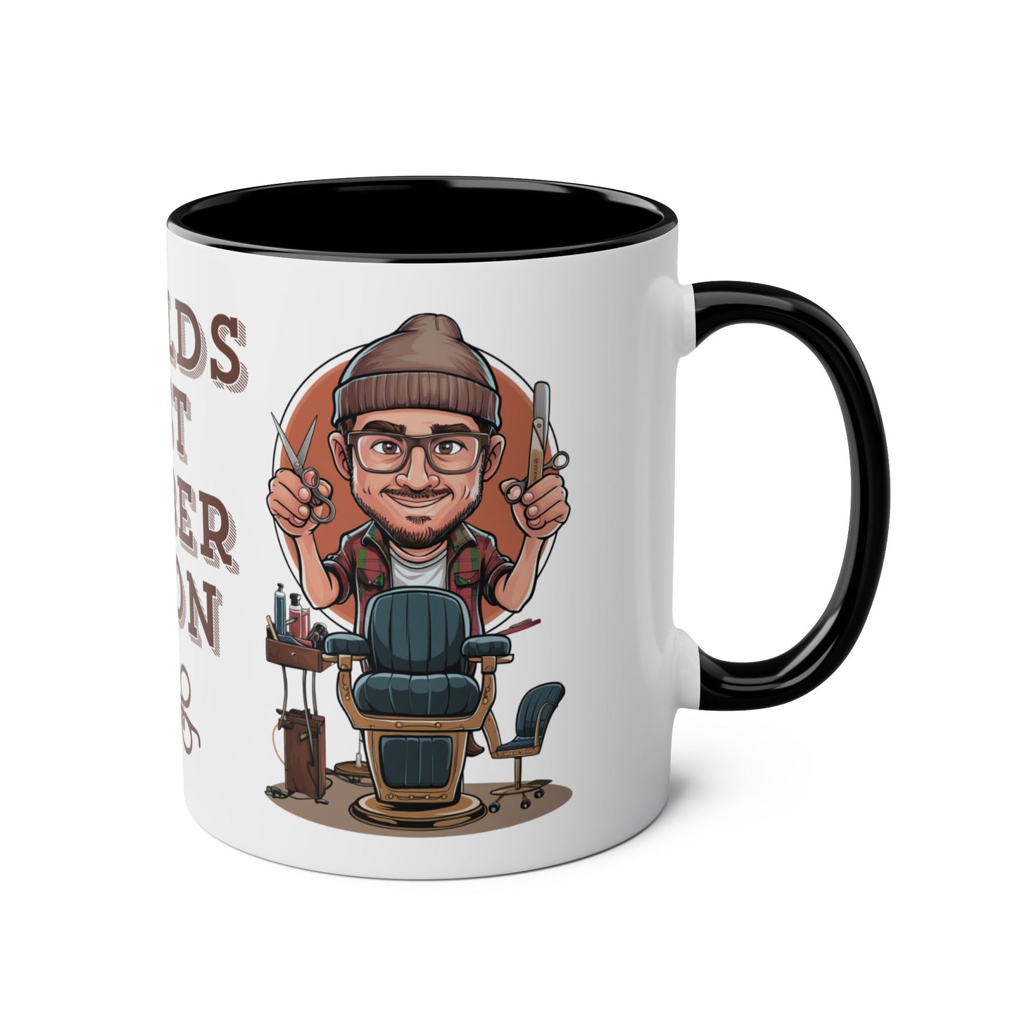 Right Personalised Profession World's Best Barber Mug