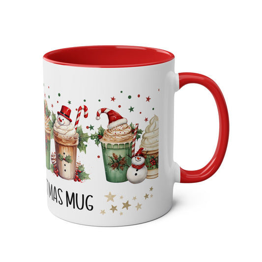 Right Personalised Red Christmas Latte Mug