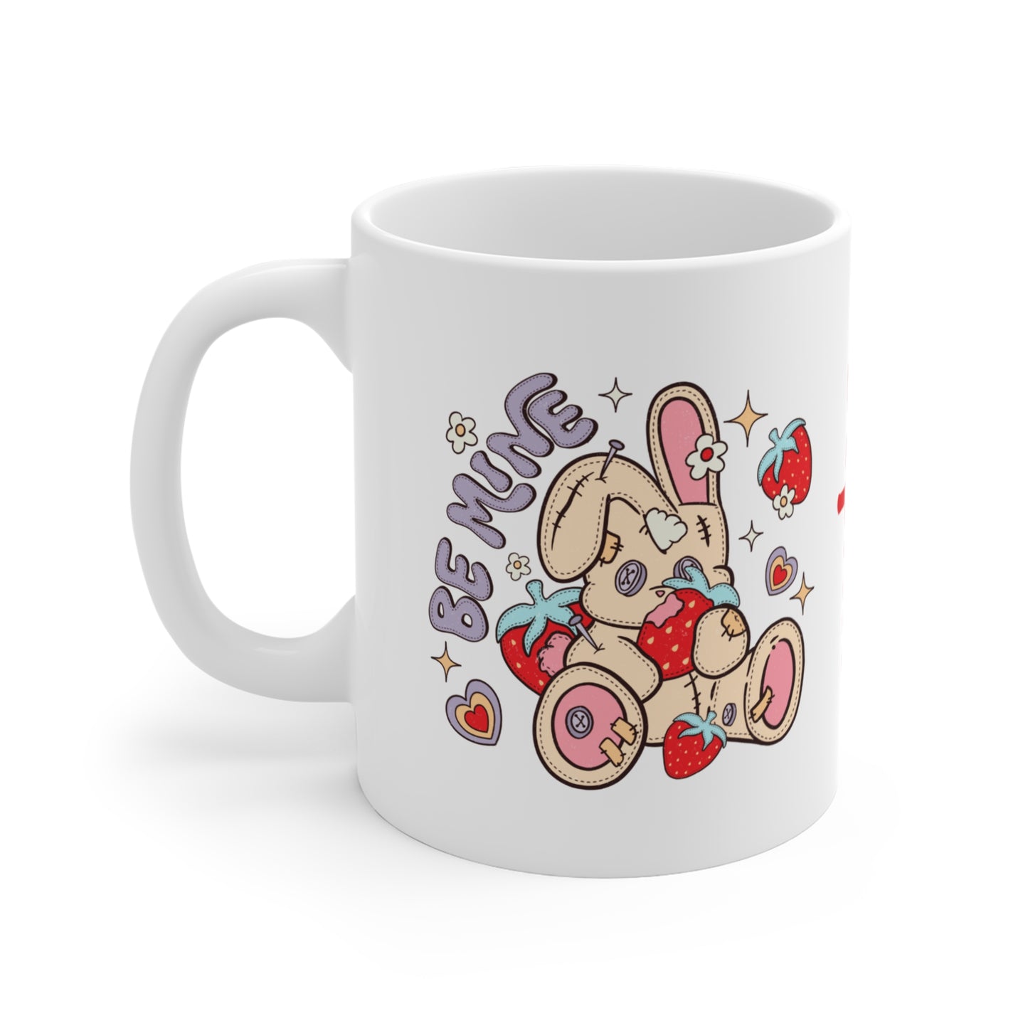 lefft Personalised Valentines Day Gift Mug Be Mine Bear