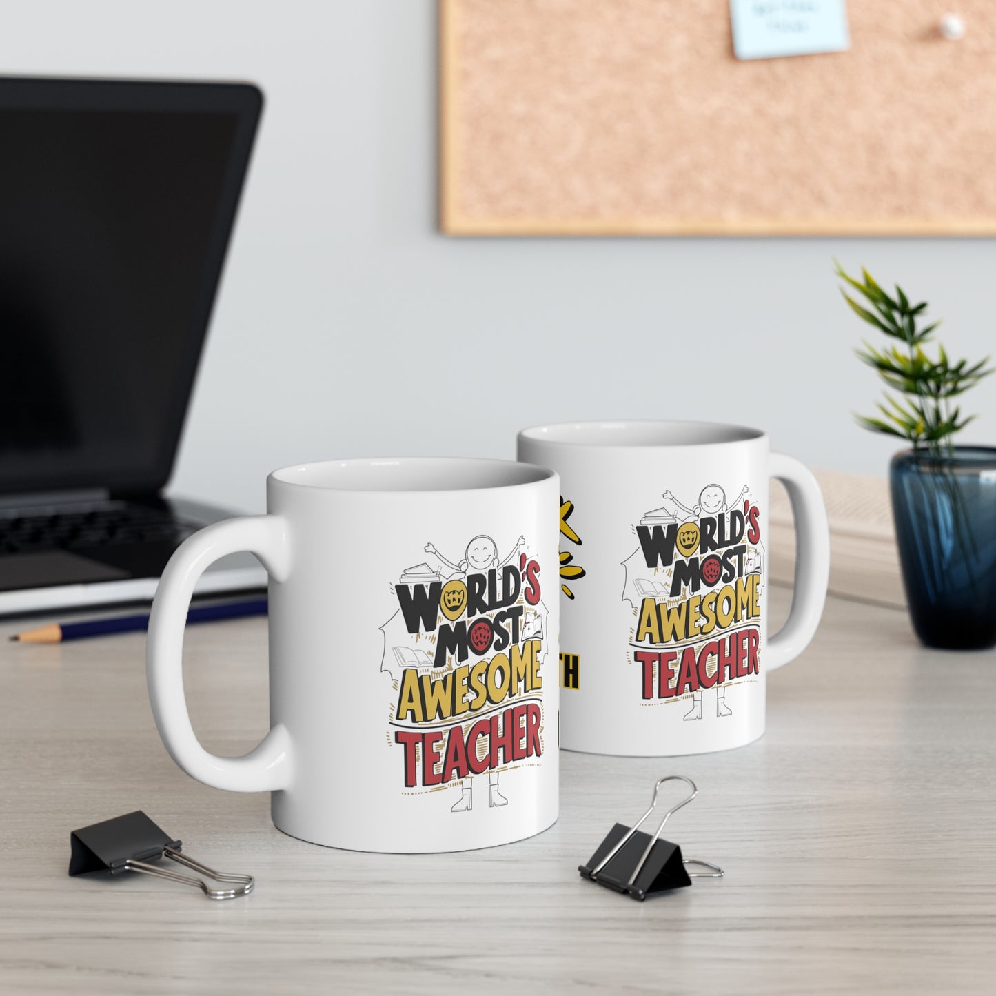 Context Personalised Worlds Most Awesome Teacher Mug