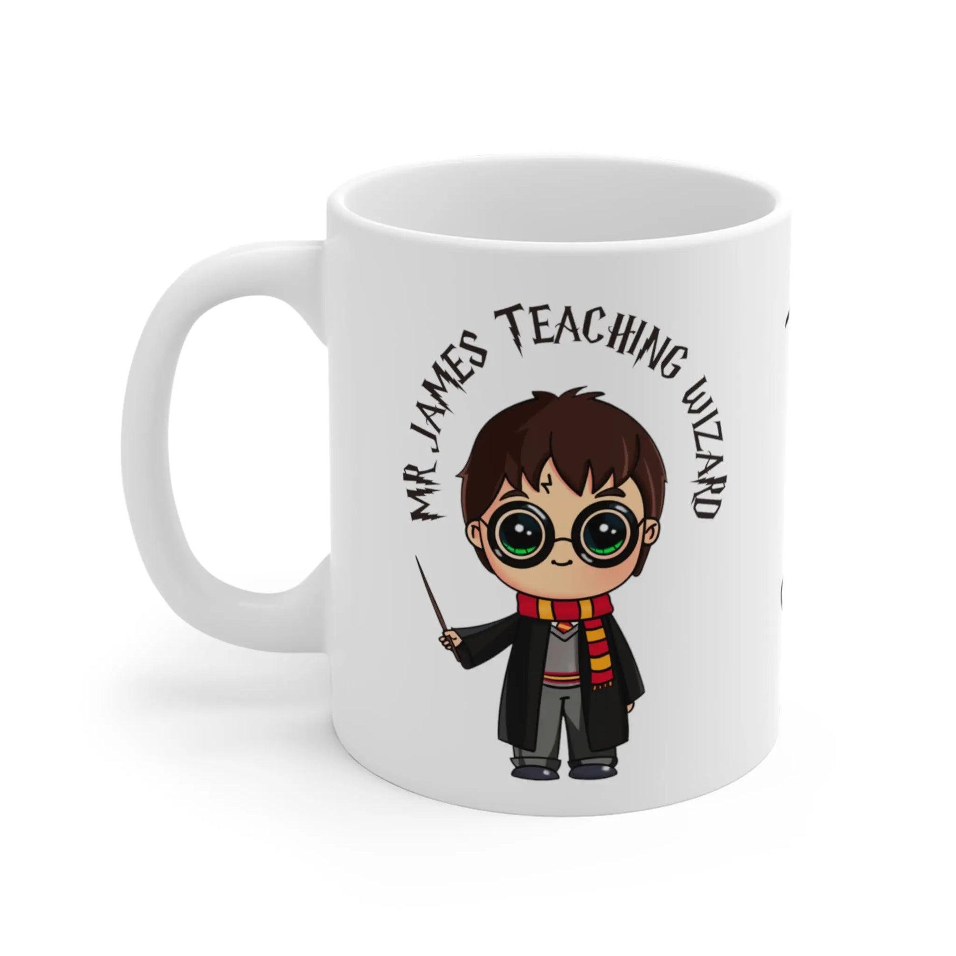 left Personalised Teachers Mug Teaching Wizard Thank You