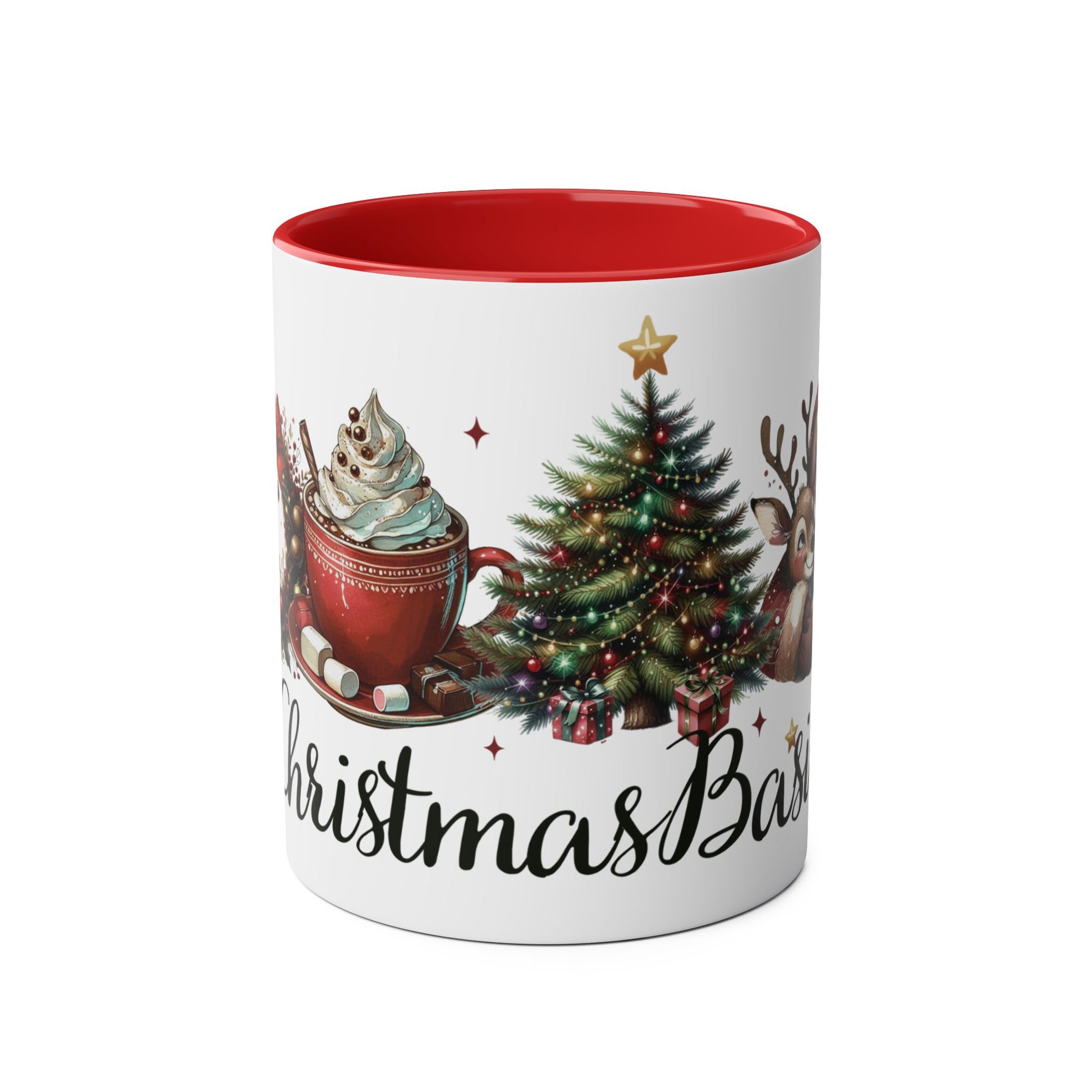 Front Red Christmas Mug # Christmas Basics