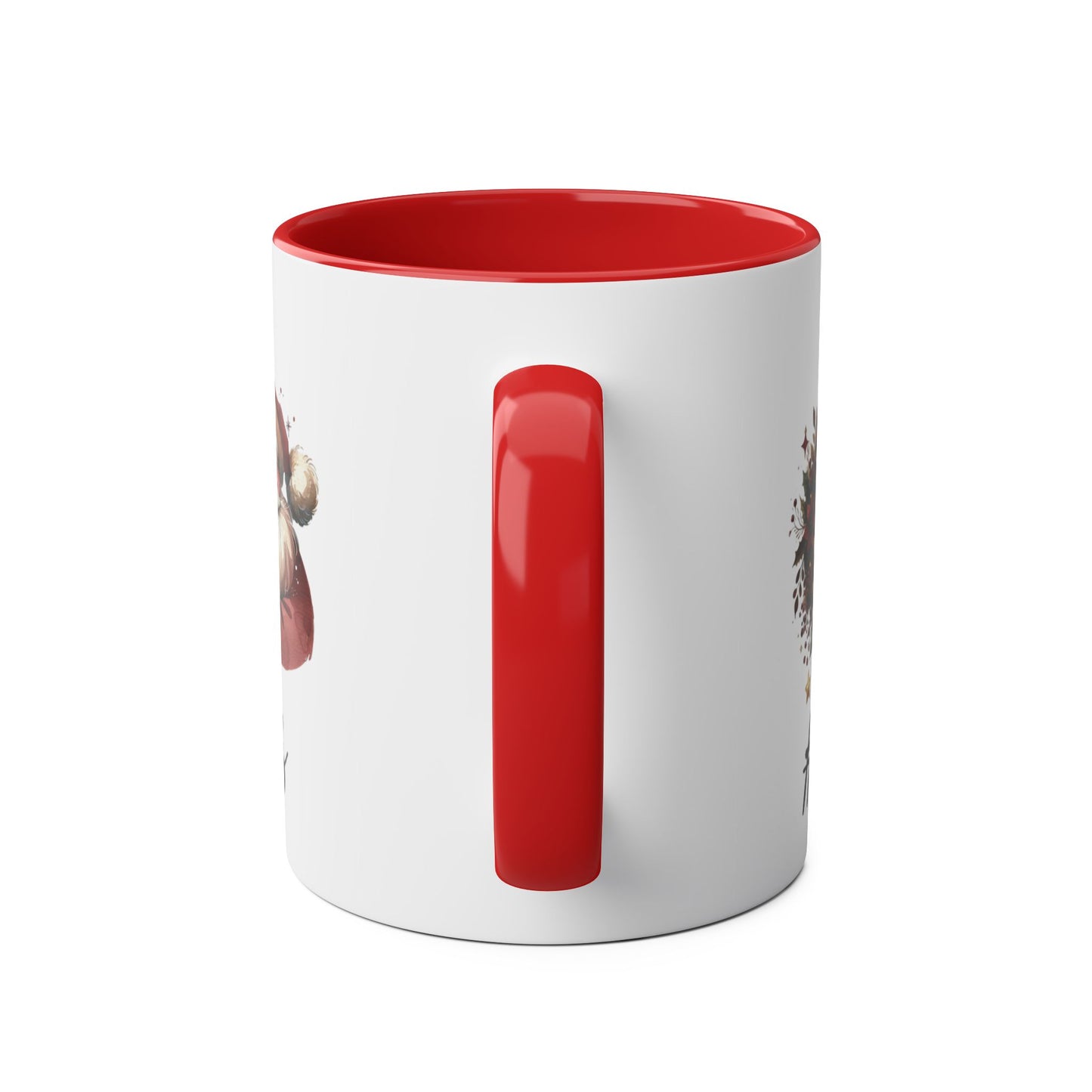 Handle Red Christmas Mug # Christmas Basics