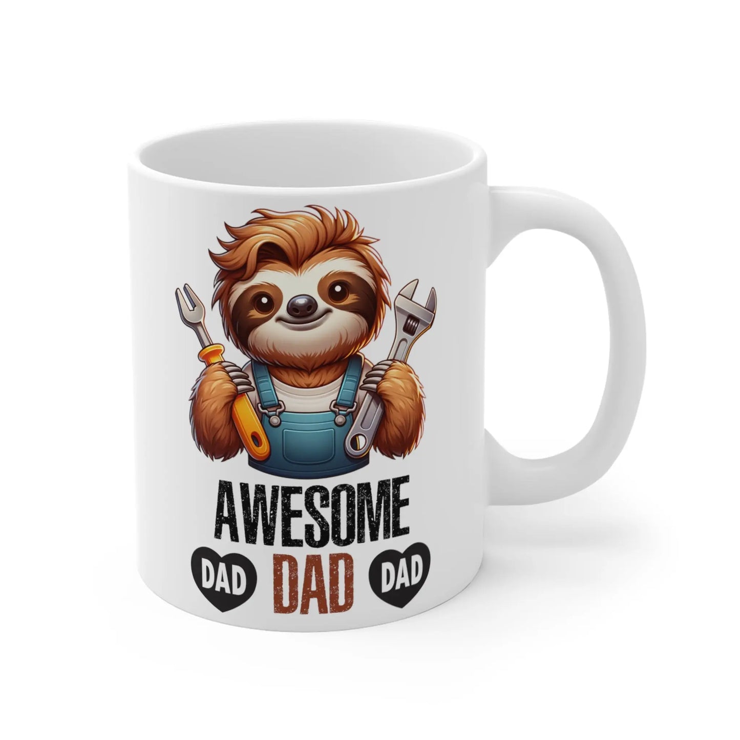 Sloth Awesome Dad Fathers Day Mug