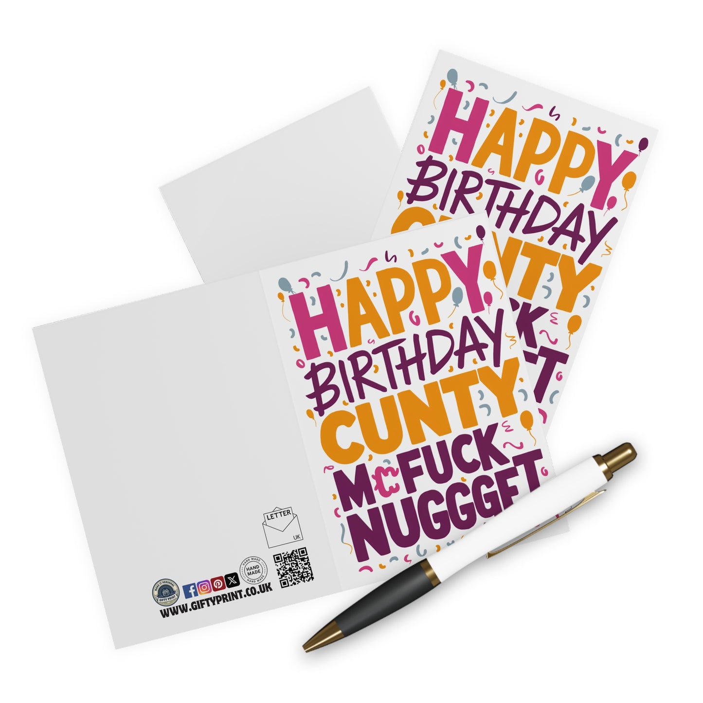 Context Rude Birthday Card Happy Birthday Cunty McFucknugget