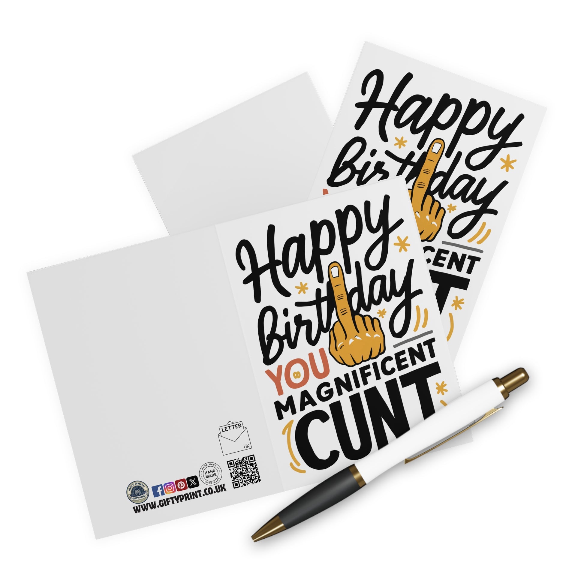 Context Rude Birthday Card Happy Birthday You Magnificent Cunt