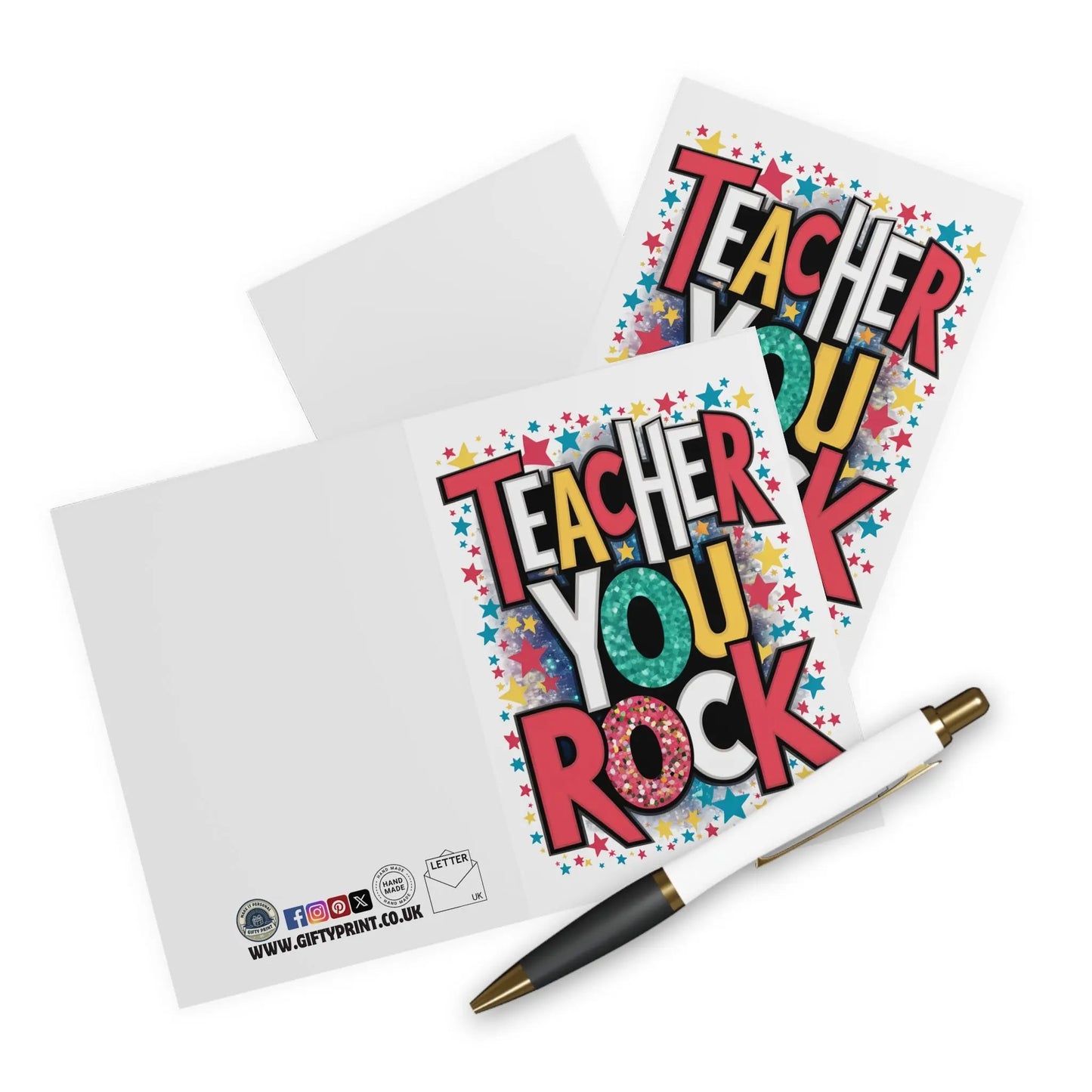 Context Teacher You Rock Teachers Card