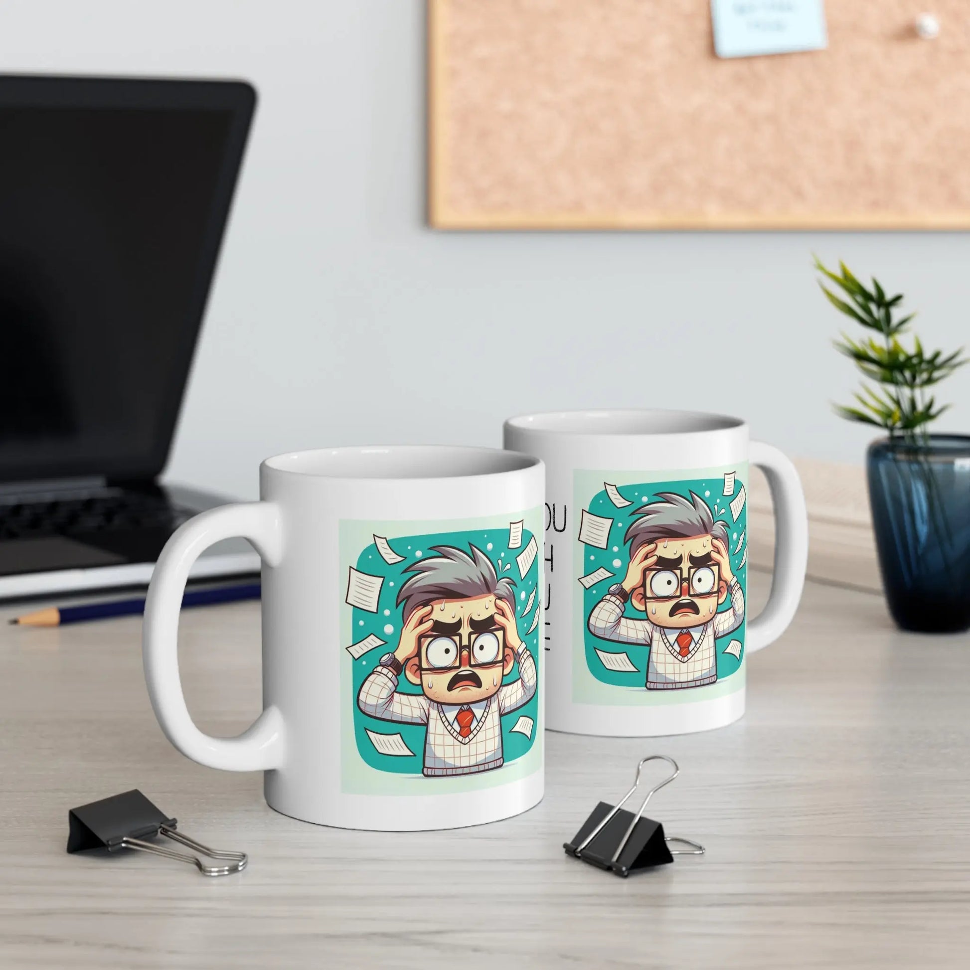 context view of Personalised Funny Stressed Out Teachers Mug