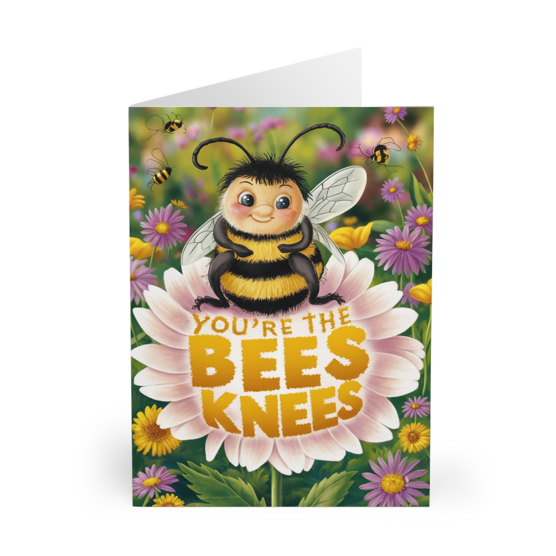 front Thank You Card Bee You're The Bees Knees