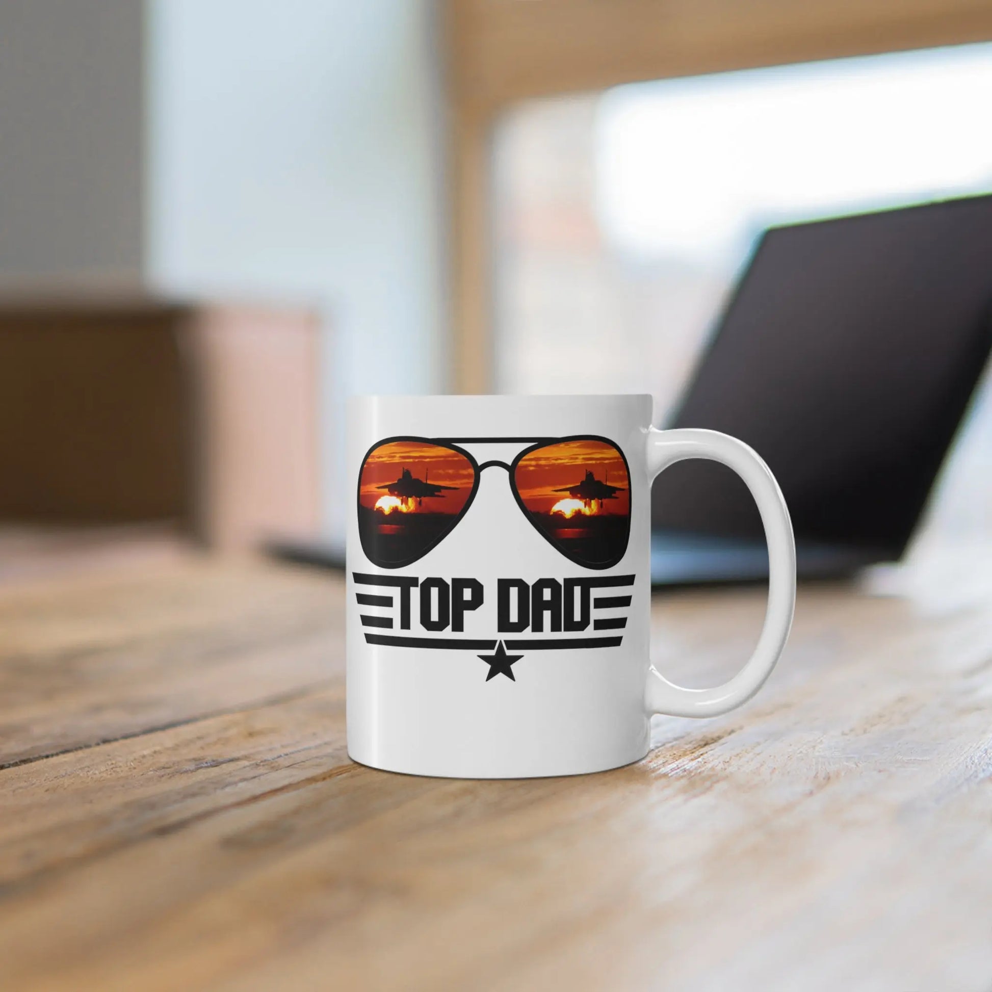 Context View Of Fathers Day Mug Top Dad Sunglasses