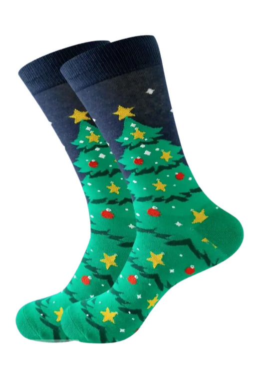 Unisex Christmas Trees Christmas Novelty Gift Socks