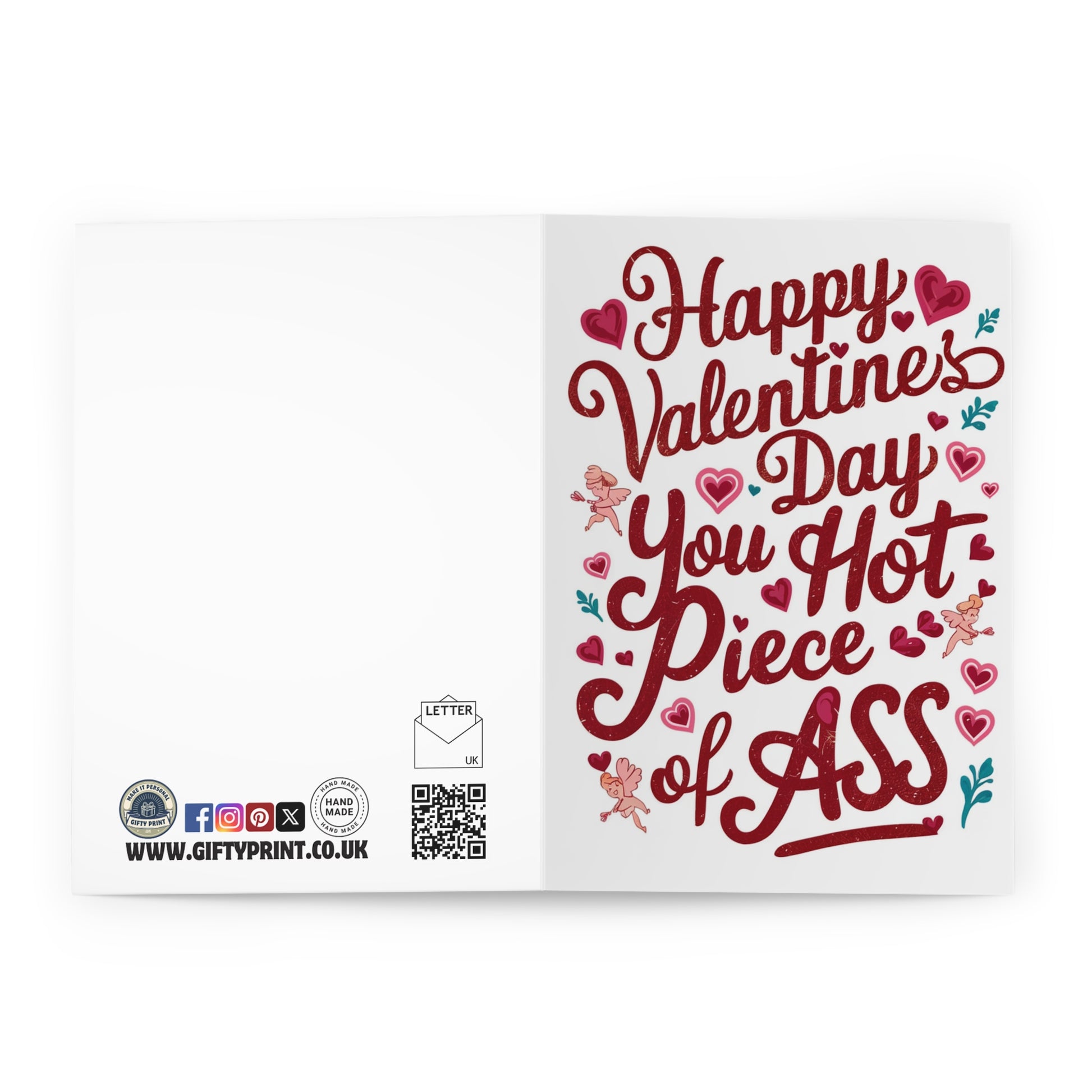 Valentines Day Card You Hot Pieve Of Ass  o