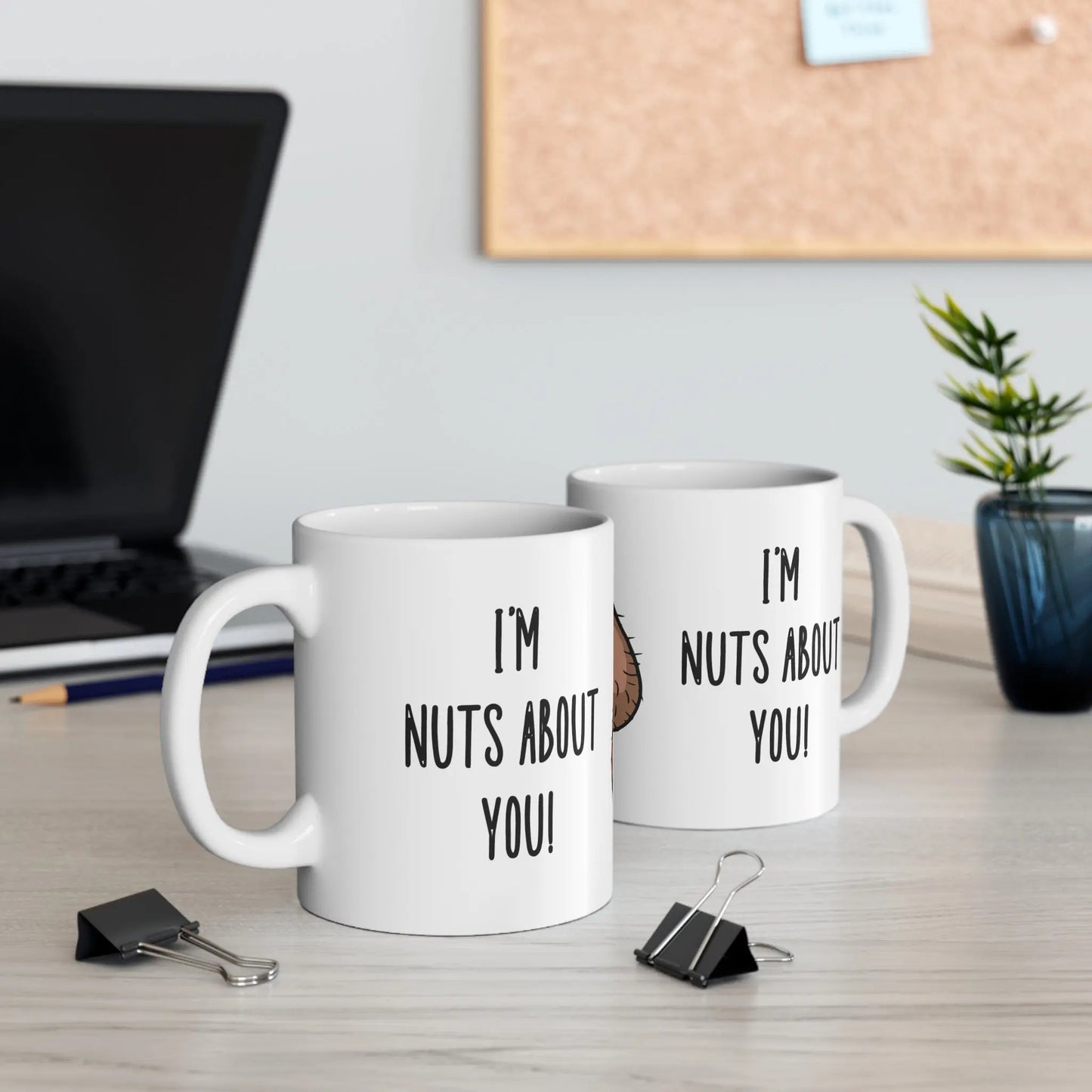 sides Valentines Day Mug I'm Nuts About You