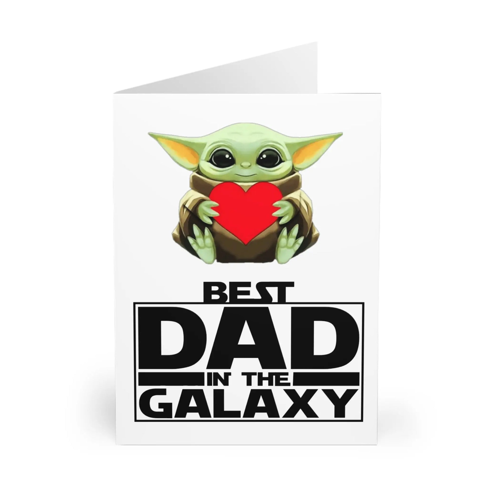 Fathers Day Card Baby Yoda Best Dad In The Galaxy