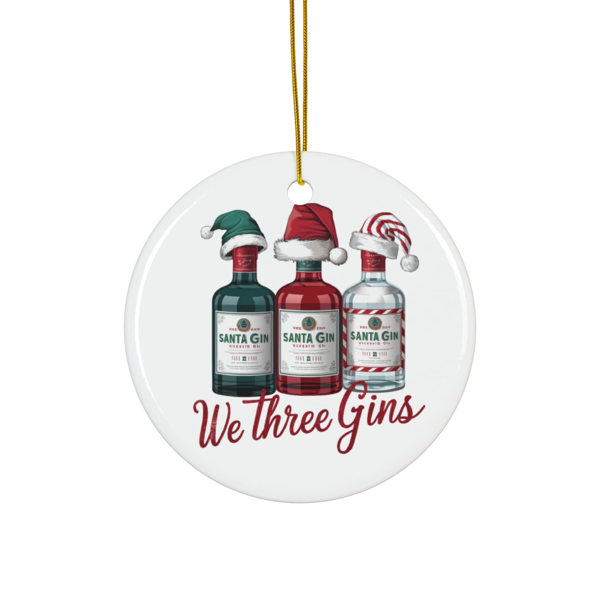 We Three Gins Christmas Tree Bauble