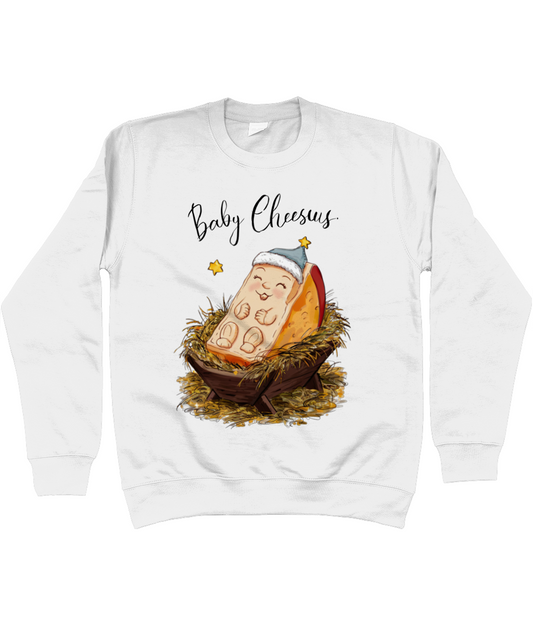 Christmas Jumper Sweatshirt Baby Cheesus