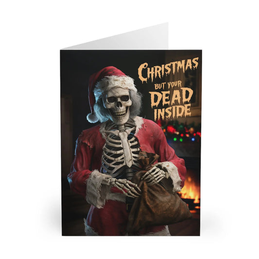 front Christmas Card Christmas But Your Dead Inside