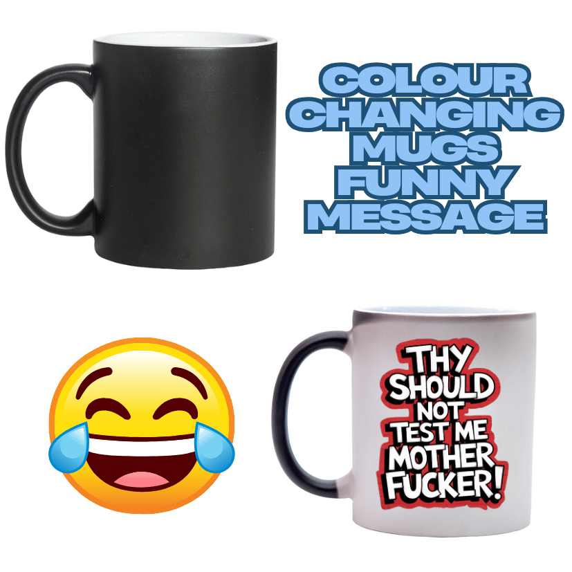 Funny Mug Colour Changing Thy Shall Not Test Me Mother Fucker - Gifty Print