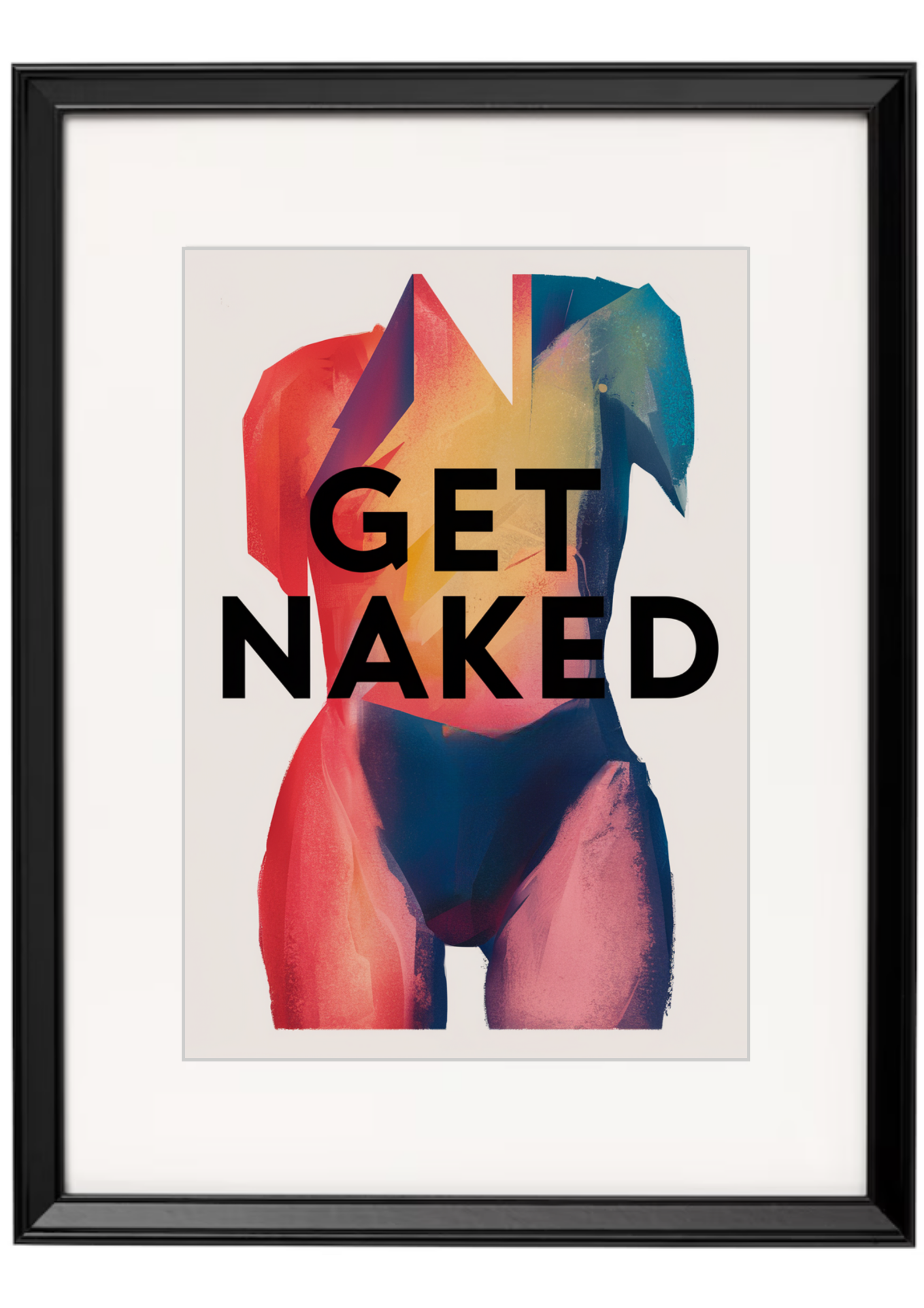 Bathroom Wall Art Get Naked Framed