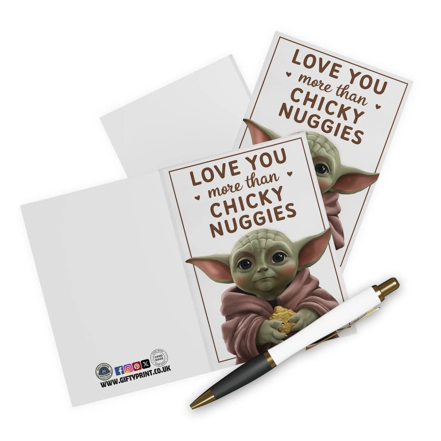 context Valentines Day Card Yoda Love You More Than Nuggies