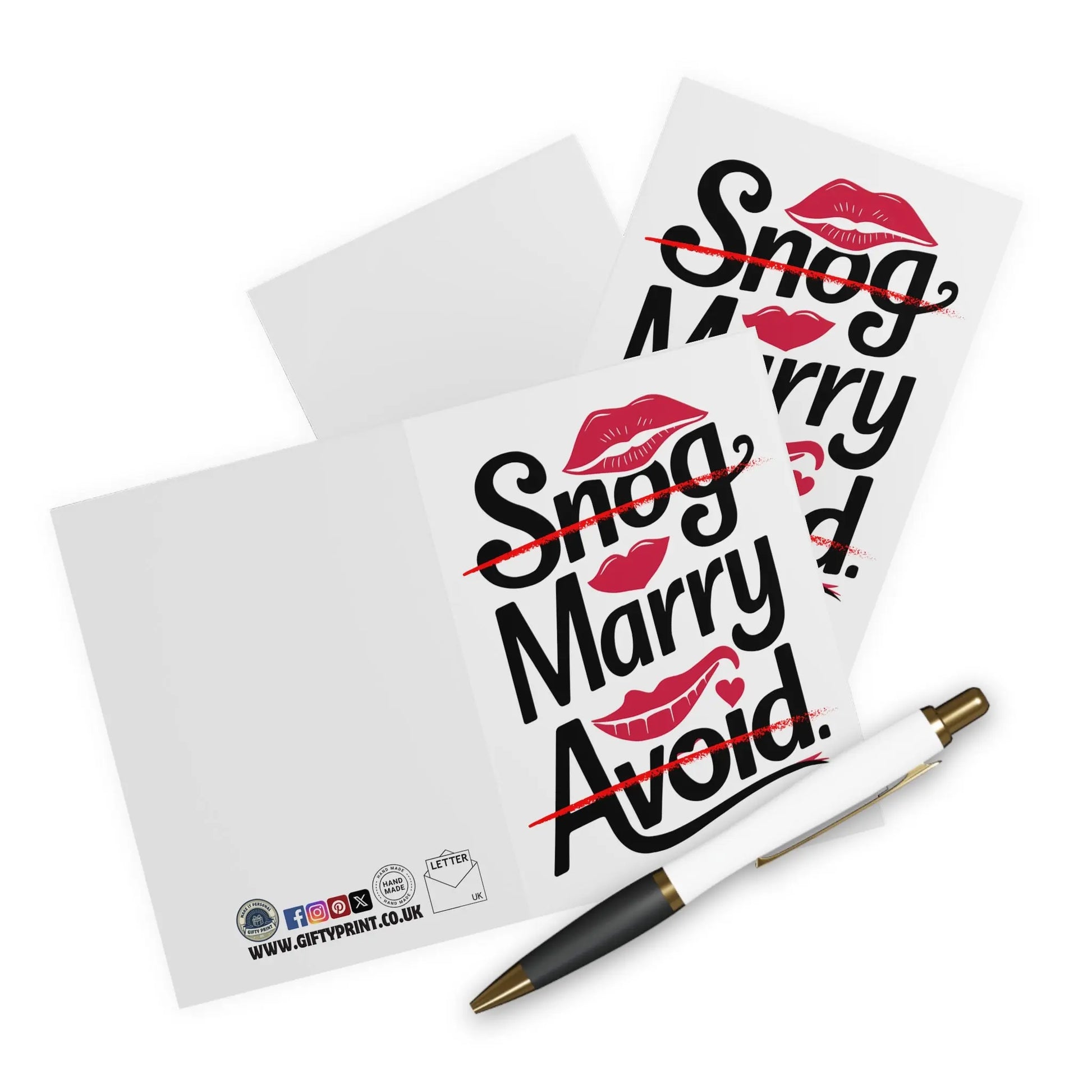 context Wedding Card Snog Marry Avoid